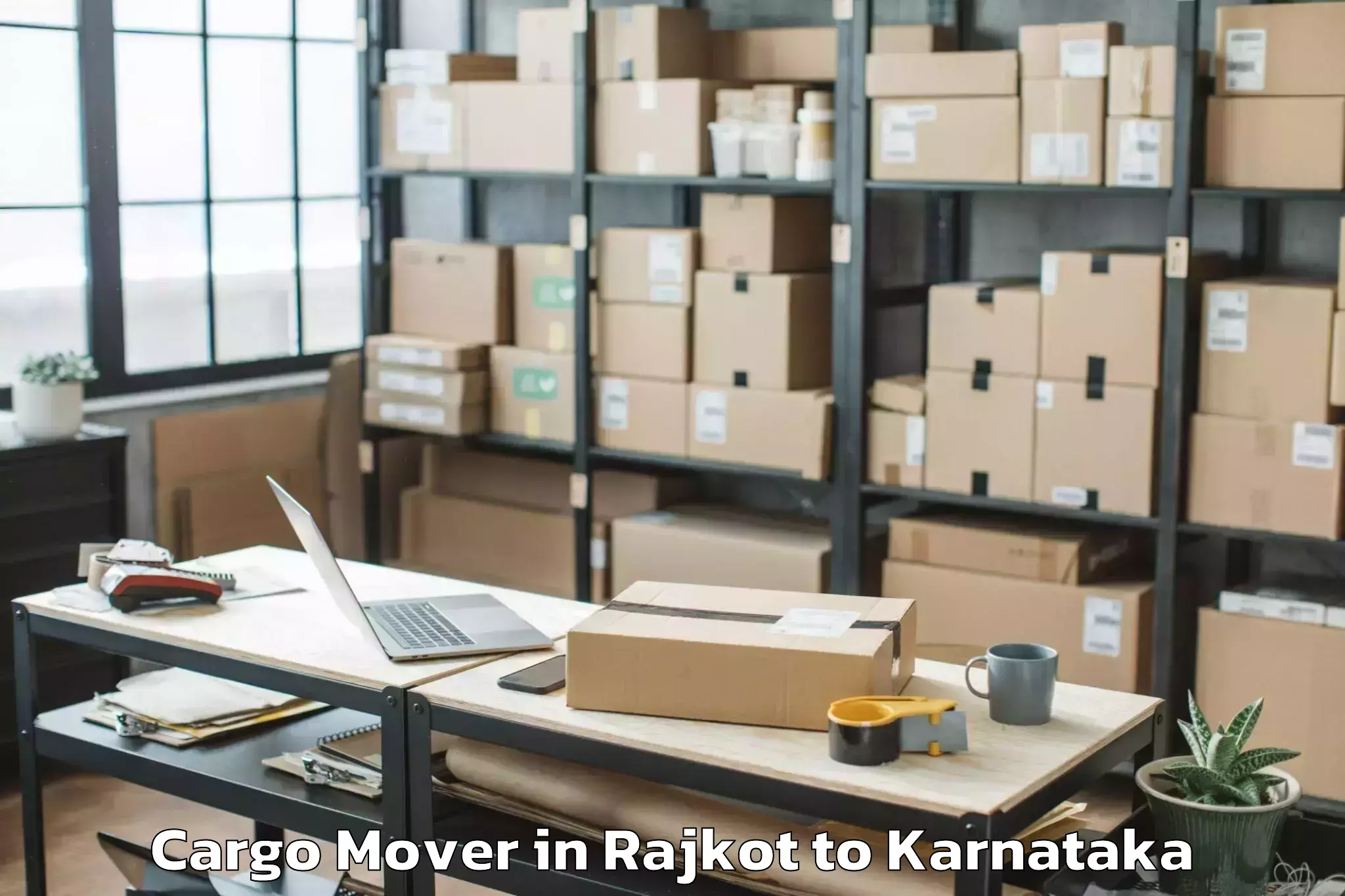 Efficient Rajkot to Davanagere Cargo Mover